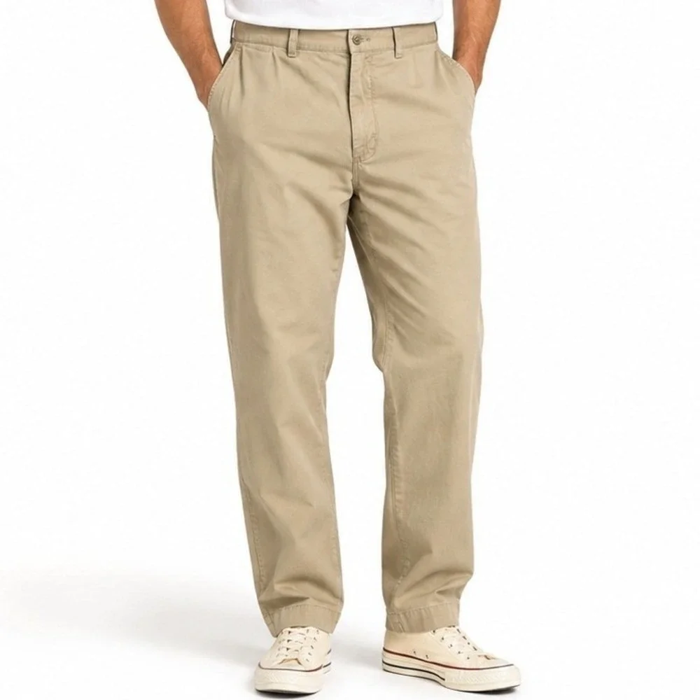 Polo Ralph Lauren Classic Fit Khaki Chino Pants Mens 38x32 Tan Cotton